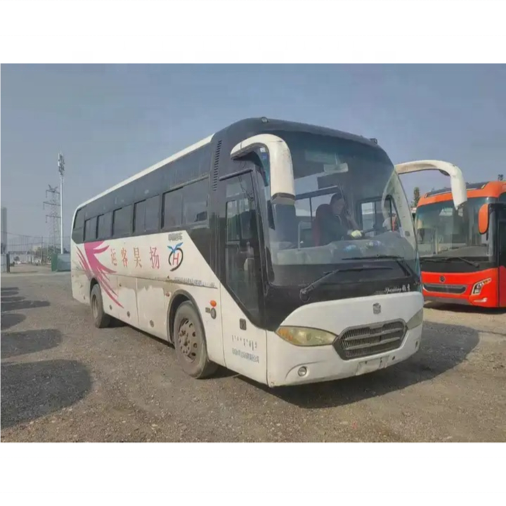 Best Selling Used Passenger Coach Bus in China Diesel Fuel Manual Transmission RHD Steering Front Engine Position